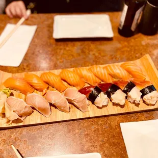 sashimi, sushi and sashimi, sushi, food