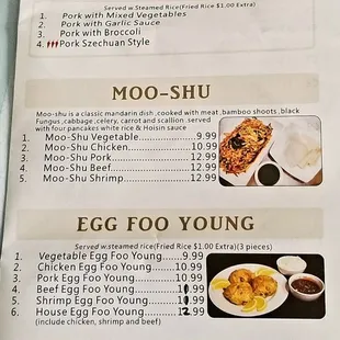 Current menu 1/2022