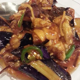 91. Eggplant with Garlic Sauce
