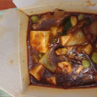red curry tofu