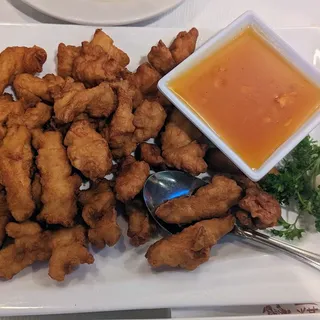 P107. Pan Fried Chicken in Lemon Sauce