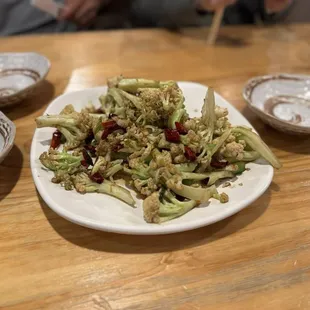 Wok-Fried Spicy Pot Cauliflower