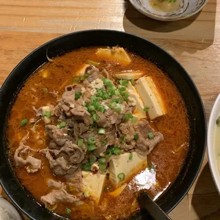 Spicy Tofu With Beef Belly