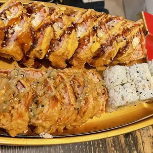 2. LSU Roll, 26. Mexican Roll, 6. Shrimp Avocado Roll