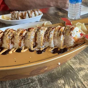 Service was great and food was good quality - sushi was fresh!!