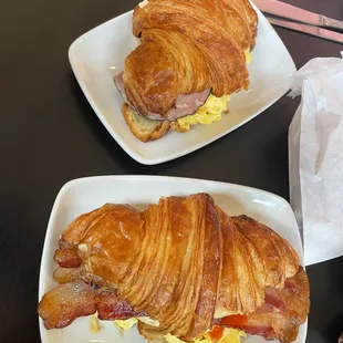 Breakfast sandwiches