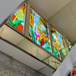 Check out the stained glass!