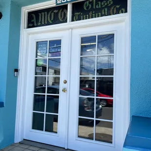 Front door entrance on Homerule St.