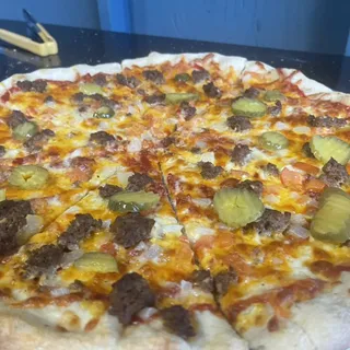 Cheeseburger Pizza