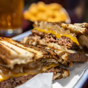 Kirk's Patty Melt ($14 + $2/make it a 1/2#)