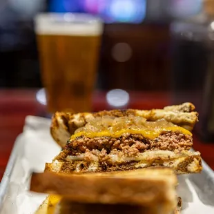 Kirk's Patty Melt ($14 + $2/make it a 1/2#)