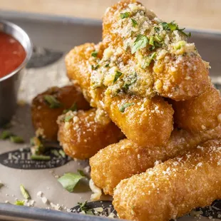 Cheesy Mozzarella Sticks