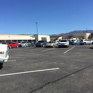outside