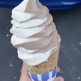 Small twist in a waffle cone