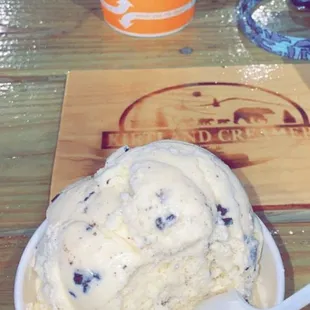 Cookies and cream and salted caramel fudge