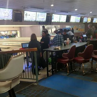 Bowling area.