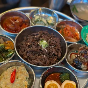 Beef bulgogi platter