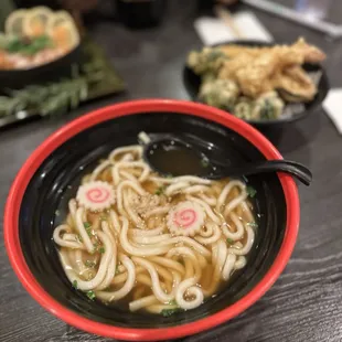Mixed Tempura Udon Noodle Soup