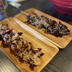 Yakisoba w/ Beef and Yakisoba with Pork