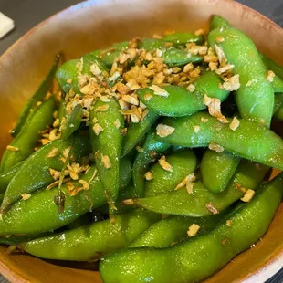 Garlic Edamame