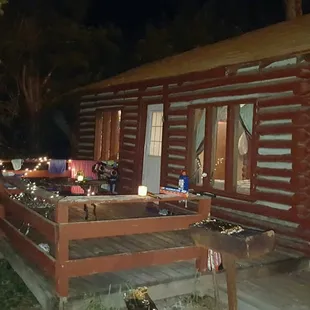 The log cabin of Kiser Cabins