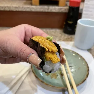 food, sushi and sashimi