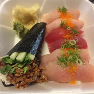 Sushi,Natoo Hand Roll