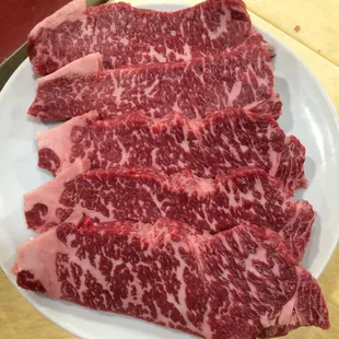 Kobe style wagyu steak