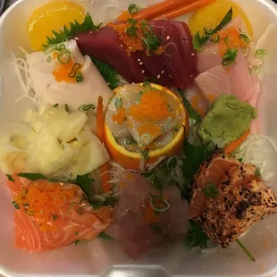 sashimi, sushi and sashimi, sushi, food