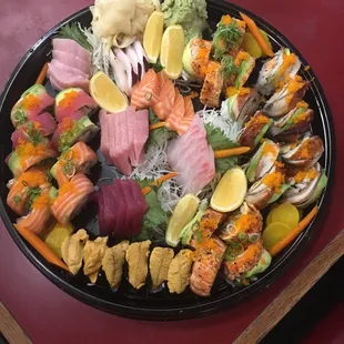 sushi and sashimi, food, sushi, sashimi