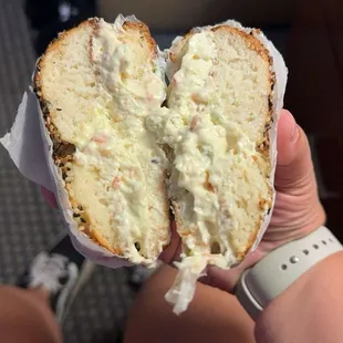 Bagel &apos;n Schmear (GF everything bagel w/ veggie schmear)