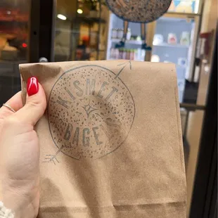 Cute logo, and stamp on every bag