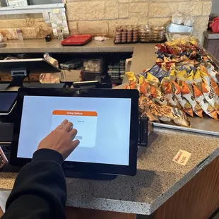Self order kiosk