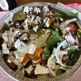 P8 Vegetarian Over Rice