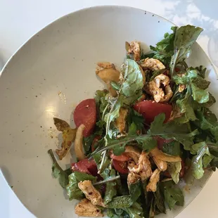 Poached Chicken & Arugula Salad