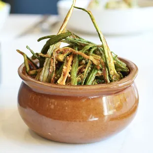 Fried Okra from Kismet Modern Indian