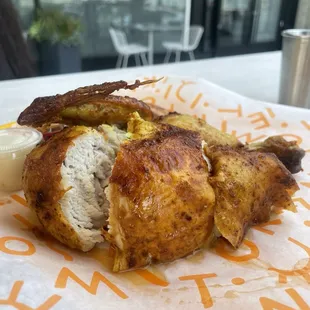 Half chicken plate (part 1)