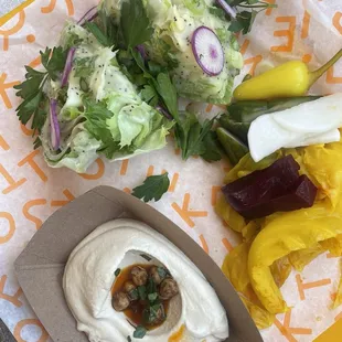 Half chicken plate (part 2) sides that come with it