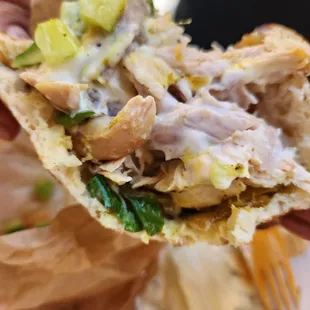 Half Chix Pita