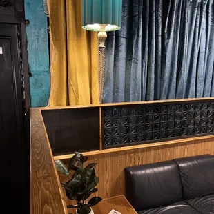 Retro furniture and lamps