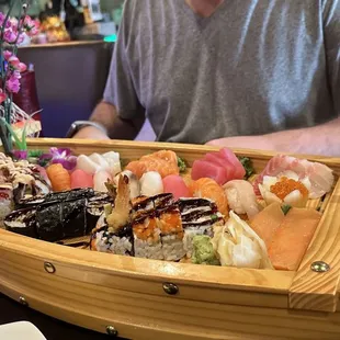 a man sitting at a table