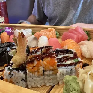 sushi and sashimi, food, sashimi, sushi