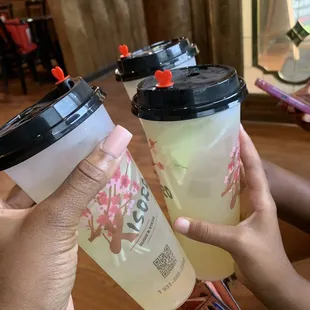 Cucumber lemonade is AMAZING!!! I could drink it all day!