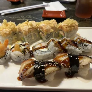 Tiger lily, eel, and rock and roll
