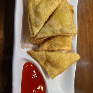 6 Crab Rangoon