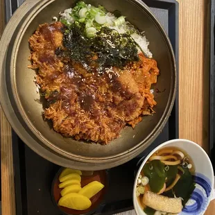 Nunber 9. Kimchi Katsudon