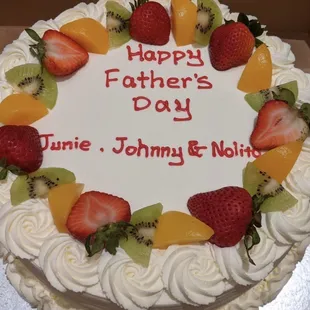 #FruitCreamCake