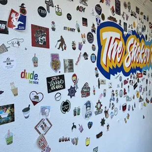 The Sticker Wall