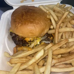 Triple Kim Cheese Burger