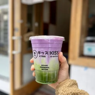 Matcha Ube Latte